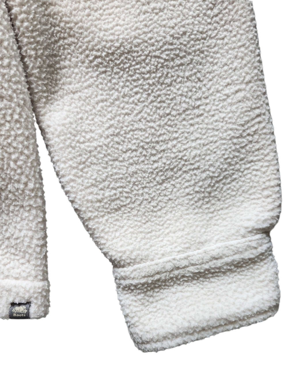 Roots Oversized Sherpa Shirt Jacket Women's Teddy Fleece Overshirt - Picture 4 of 6